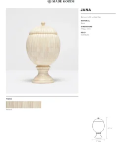 Made Goods Jana Urn Bone New Arrivals
