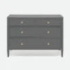 Made Goods New Arrivals Jarin 48" Dresser Graphite Faux Belgian Linen