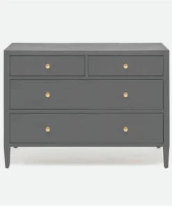 Made Goods New Arrivals Jarin 48" Dresser Graphite Faux Belgian Linen