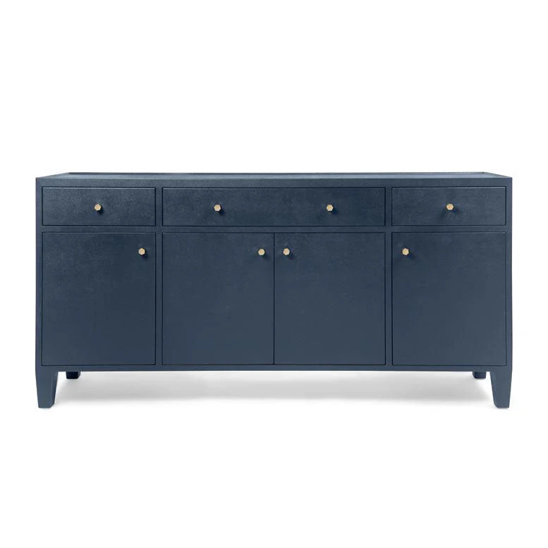 Made Goods New Arrivals Jarin Buffet True Navy Faux Belgian Linen 3 Made Goods New Arrivals Jarin Buffet True Navy Faux Belgian Linen