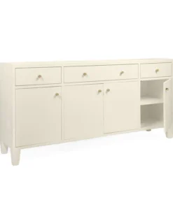 Made Goods New Arrivals Jarin Buffet White Faux Belgian Linen 6 Made Goods New Arrivals Jarin Buffet White Faux Belgian Linen