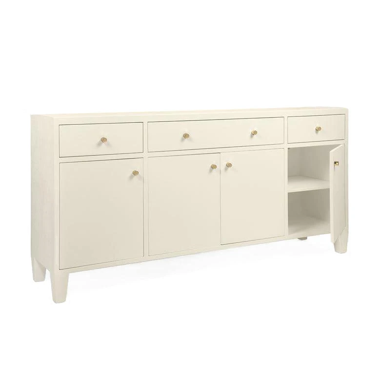 Made Goods New Arrivals Jarin Buffet White Faux Belgian Linen 3 Made Goods New Arrivals Jarin Buffet White Faux Belgian Linen