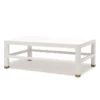 Made Goods Jarin Coffee Table Designer White Faux Belgian Linen New Arrivals