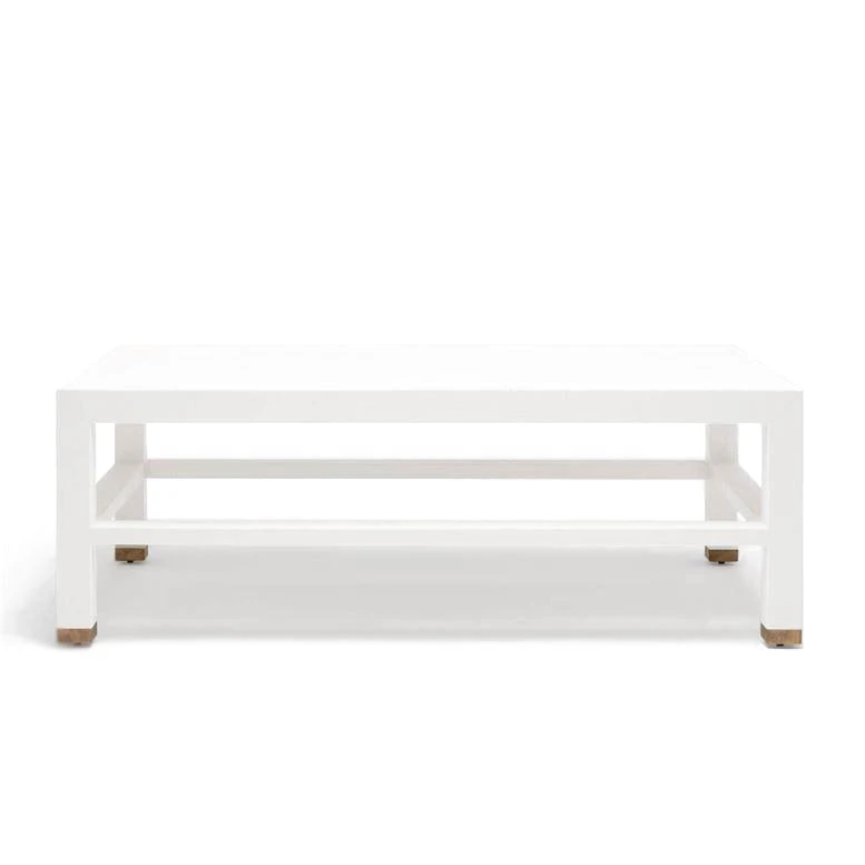 Made Goods Jarin Coffee Table Designer White Faux Belgian Linen New Arrivals 2 Made Goods Jarin Coffee Table Designer White Faux Belgian Linen New Arrivals