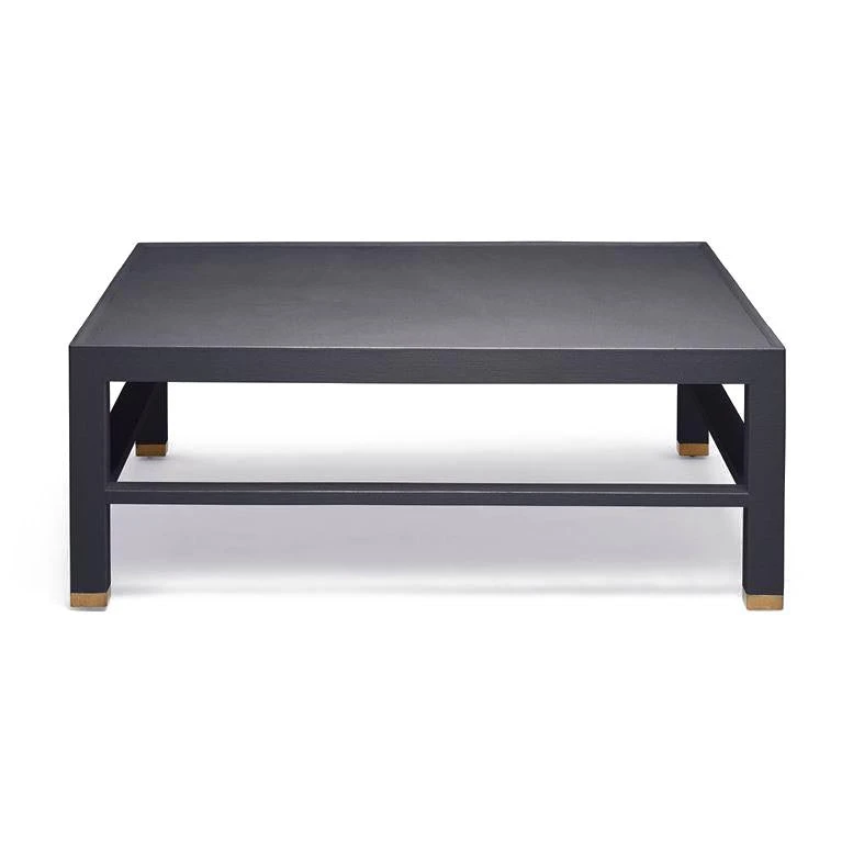 Made Goods Jarin Square Coffee Table Dark Navy Faux Belgian Linen 1 Made Goods Jarin Square Coffee Table Dark Navy Faux Belgian Linen