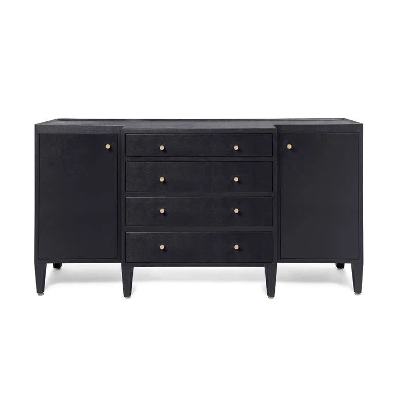 Made Goods Jarin Deep Drawer Buffet Dark Navy Faux Belgian Linen New Arrivals 2 Made Goods Jarin Deep Drawer Buffet Dark Navy Faux Belgian Linen New Arrivals