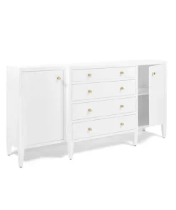 Made Goods Jarin Deep Drawer Buffet Designer White Faux Belgian Linen 9 Made Goods Jarin Deep Drawer Buffet Designer White Faux Belgian Linen