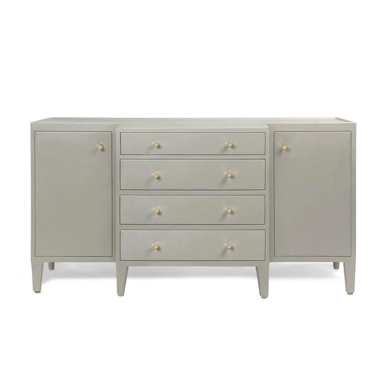 Made Goods New Arrivals Jarin Deep Drawer Buffet Light Gray Faux Belgian Linen 2 Made Goods New Arrivals Jarin Deep Drawer Buffet Light Gray Faux Belgian Linen