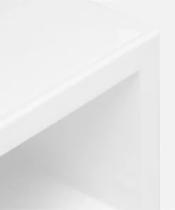 Made Goods New Arrivals Jarin Low Single Nightstand Designer White