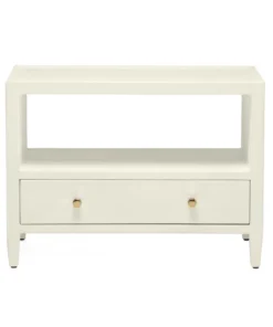 Made Goods Jarin Low Double Nightstand White New Arrivals