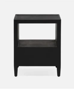 Made Goods Jarin Low Single Nightstand Dark Navy New Arrivals