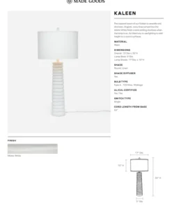 Made Goods Kaleen Table Lamp New Arrivals 9 Made Goods Kaleen Table Lamp New Arrivals