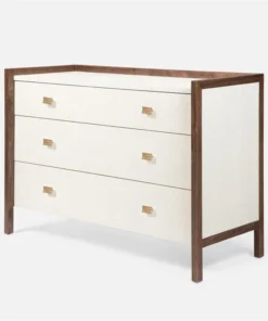 Made Goods Kennedy 48" Dresser Pristine And Walnut