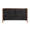 Made Goods Kennedy 60" Dresser Black And Walnut
