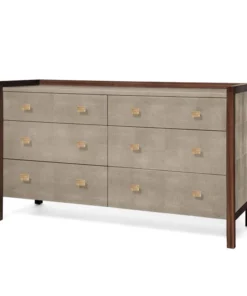Made Goods New Arrivals Kennedy 60" Dresser Castor Grey And Walnut