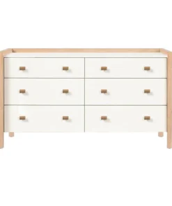 Made Goods Kennedy 60" Dresser Pristine And Light Bleached Oak