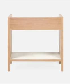 Made Goods Kennedy Double Nightstand Pristine And Bleached Oak New Arrivals