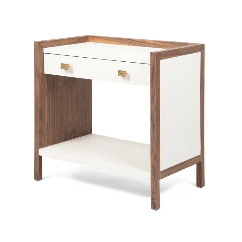 Made Goods New Arrivals Kennedy Double Nightstand Pristine And Walnut 1 Made Goods New Arrivals Kennedy Double Nightstand Pristine And Walnut