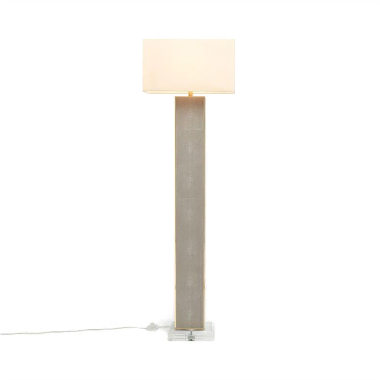 Made Goods Kingston Floor Lamp Sand Faux Shagreen 1 Made Goods Kingston Floor Lamp Sand Faux Shagreen
