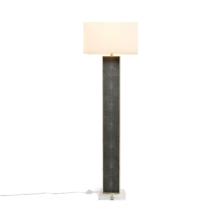 Made Goods Kingston Floor Lamp Cool Gray Faux Shagreen New Arrivals 1 Made Goods Kingston Floor Lamp Cool Gray Faux Shagreen New Arrivals