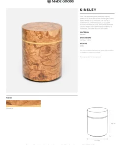 Made Goods Kinsley Stool Olive Ash Veneer New Arrivals