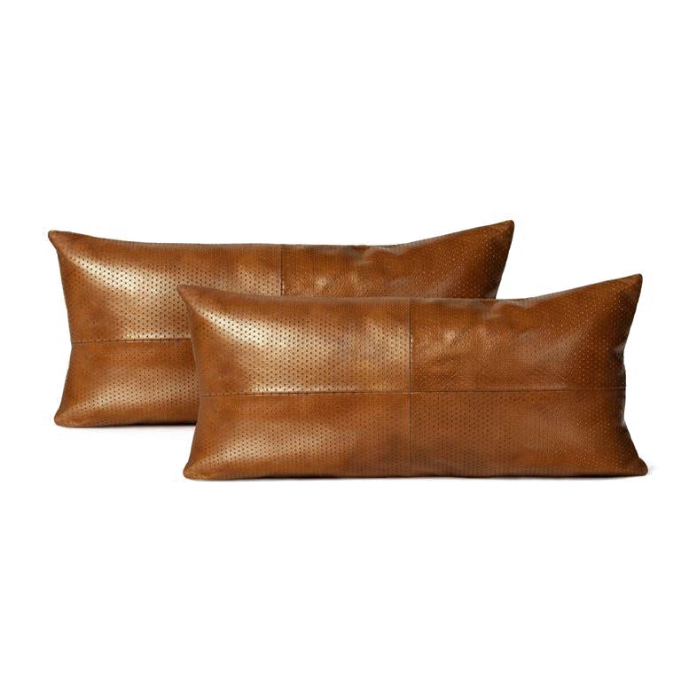 Made Goods Kody Lumbar Pillow Set Aged Camel Leather New Arrivals 1 Made Goods Kody Lumbar Pillow Set Aged Camel Leather New Arrivals