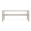 Made Goods Lafeu Console Sand Realistic Faux Shagreen