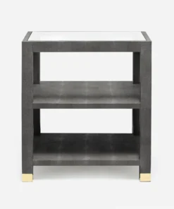 Made Goods Lafeu Side Table Single And Double Cool Grey Realistic Faux Shagreen New Arrivals 6 Made Goods Lafeu Side Table Single And Double Cool Grey Realistic Faux Shagreen New Arrivals