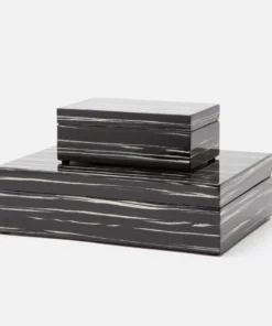 Made Goods Laria Box Set Black And White Lacquer New Arrivals