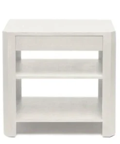 Made Goods New Arrivals Lena Double Nightstand Pristine Faux Raffia