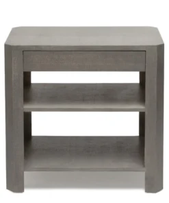 Made Goods New Arrivals Lena Double Nightstand Seal Faux Raffia