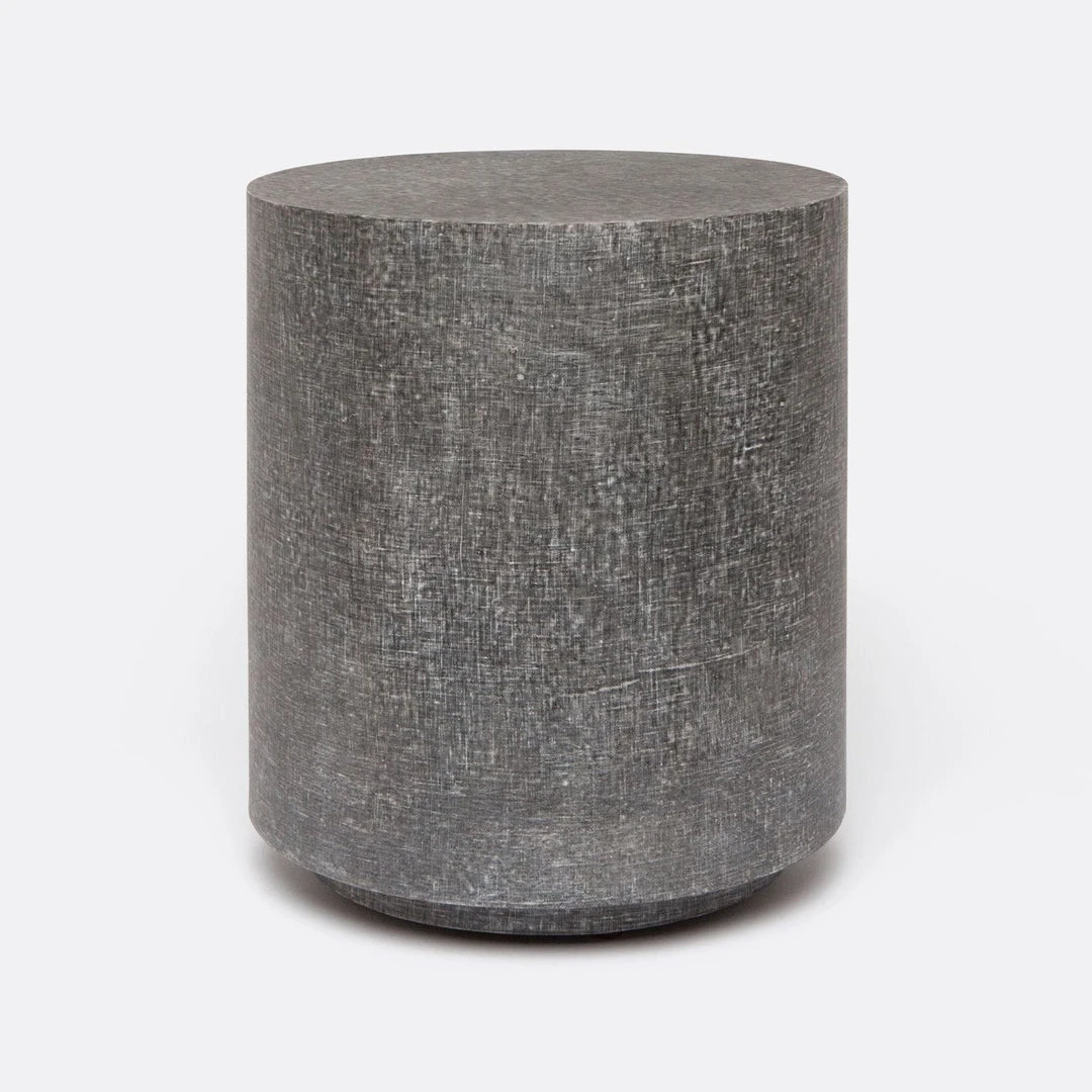 Made Goods New Arrivals Leonia Stool Charcoal Faux Linen 1 Made Goods New Arrivals Leonia Stool Charcoal Faux Linen