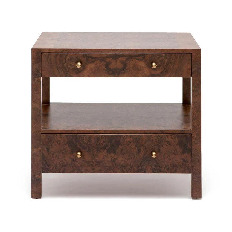 Made Goods New Arrivals Lindsey Double Nightstand Walnut Veneer 1 Made Goods New Arrivals Lindsey Double Nightstand Walnut Veneer