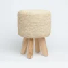Made Goods Luna Stool Small Bleached Raffia New Arrivals