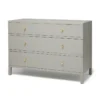 Made Goods Maris Dresser Light Grey Faux Belgian Linen