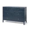 Made Goods Maris Dresser True Navy Faux Belgian Linen