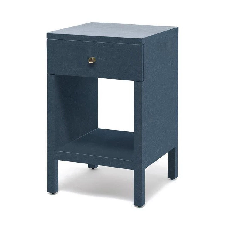 Made Goods New Arrivals Maris Single Nightstand True Navy Faux Belgian Linen 1 Made Goods New Arrivals Maris Single Nightstand True Navy Faux Belgian Linen