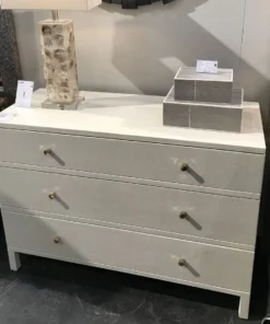 Made Goods New Arrivals Maris Dresser White Faux Belgian Linen