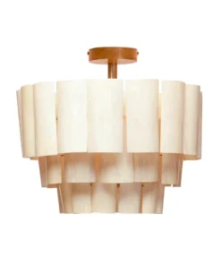 Made Goods Marjorie Semi Flush Mount Resin Coated Banana Bark New Arrivals
