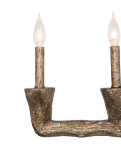 Made Goods Maxwell Pendant Bronze Gesso Concrete