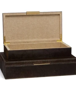 Made Goods Ralston Box Set Dark Brown Hair On Hide New Arrivals