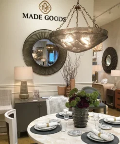 Made Goods New Arrivals Mikolas Chandelier Gold Metal 11 Made Goods New Arrivals Mikolas Chandelier Gold Metal