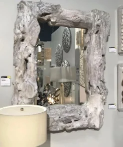 Made Goods Milo Mirror Whitewashed Driftwood