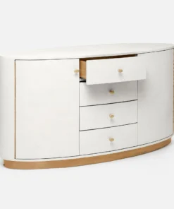 Made Goods Nerine Buffet Pristine Vintage Faux Shagreen And Brass New Arrivals 10 Made Goods Nerine Buffet Pristine Vintage Faux Shagreen And Brass New Arrivals