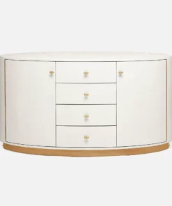 Made Goods Nerine Buffet Pristine Vintage Faux Shagreen And Brass New Arrivals