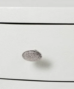 Made Goods New Arrivals Nerine Single Nightstand Silver