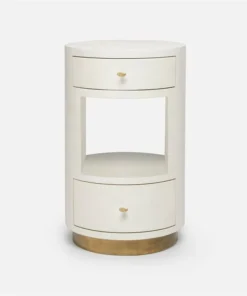 Made Goods Nerine Single Nightstand Gold