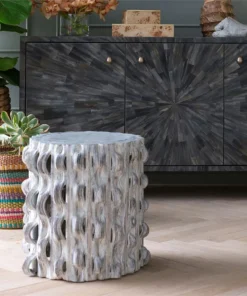 Made Goods Nyla Stool Whitewashed Driftwood New Arrivals