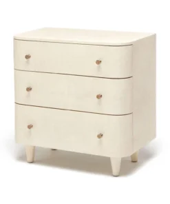 Made Goods Olivia Double Nightstand Off White Faux Raffia