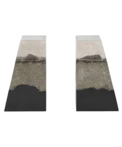 Made Goods New Arrivals Otis Bookends Gray